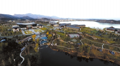 雁栖湖apec会址全景.